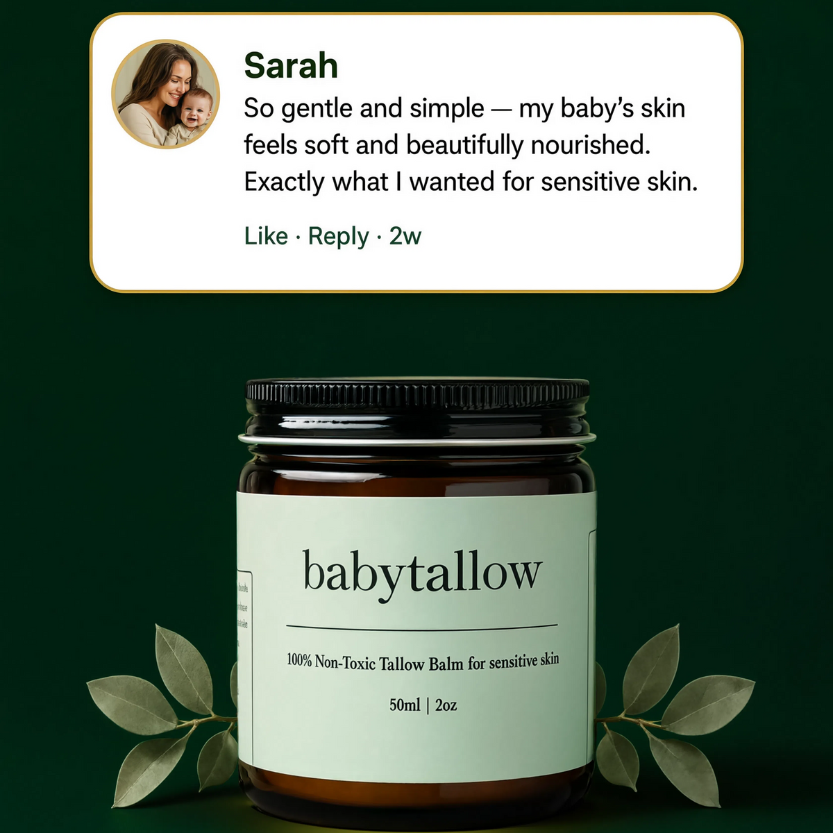 The BabyTallow Essentials: Beef Tallow - The all-in-one baby skincare routine