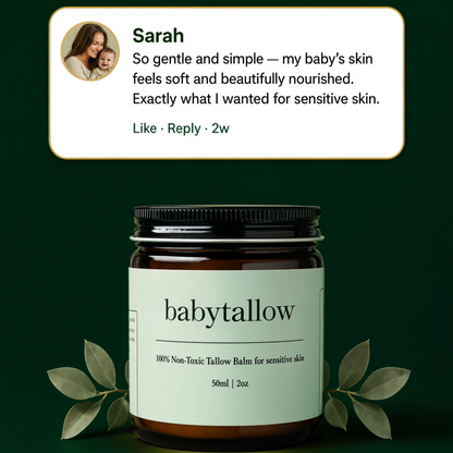The BabyTallow Essentials: Beef Tallow - The all-in-one baby skincare routine
