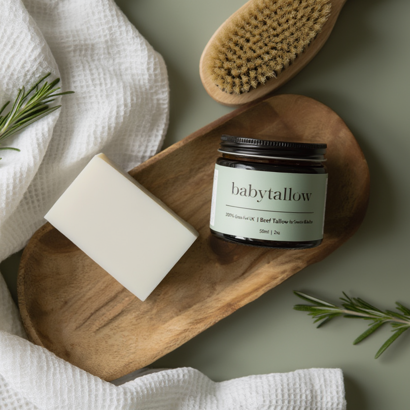 The BabyTallow Essentials: Beef Tallow - The all-in-one baby skincare routine